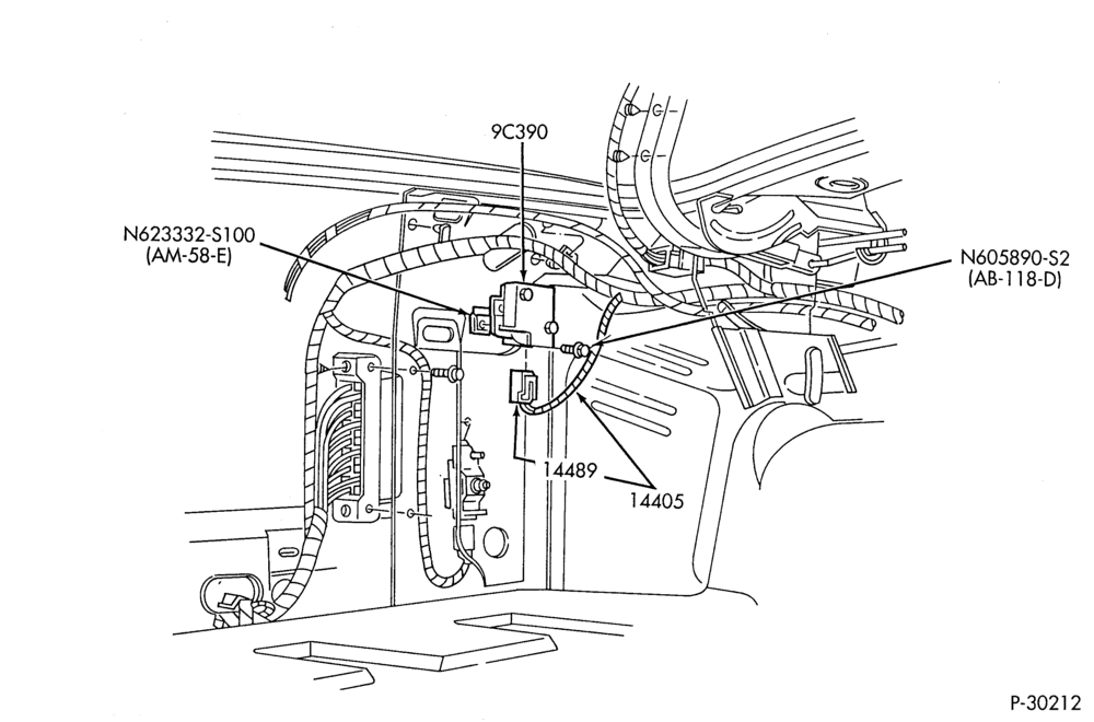 Схема FUEL SYSTEM AND CALIBRATION-Inertia fuel shutoff switch