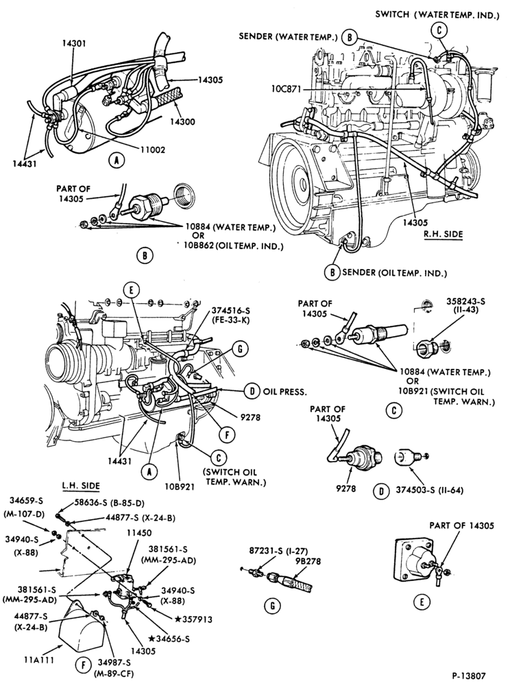 Схема IGNITION SYSTEMS-(1987/)-6 cyl. 855 Cummings Diesel-CL-CLT900