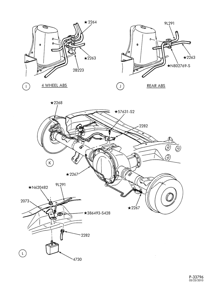 Схема BRAKES-Brake anti-lock system - 4x4 - Page C-R