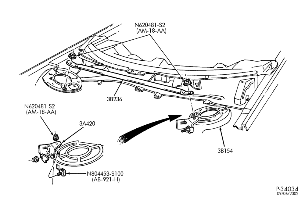 Схема FRONT SUSPENSION-Cam assembly - Front suspension adjustment