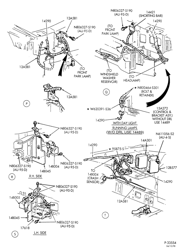 Схема ELECTRICAL SYSTEMS-Wiring system - body - engine compartment - Page E