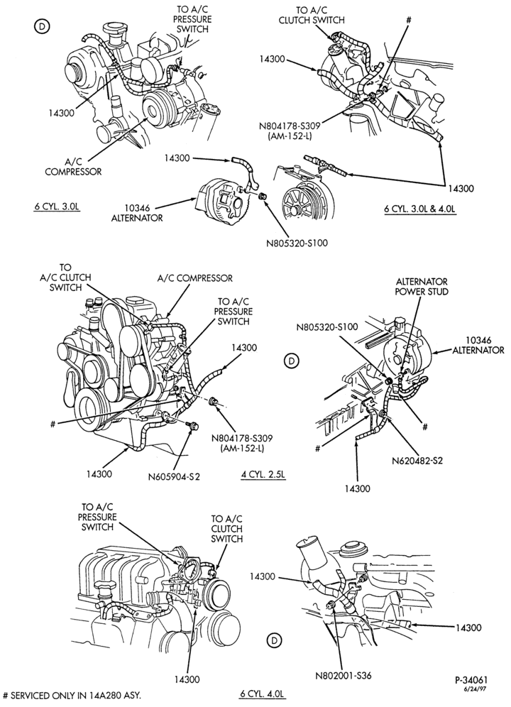 Схема ELECTRICAL SYSTEMS-Wiring system - engine compt. - Page B-R