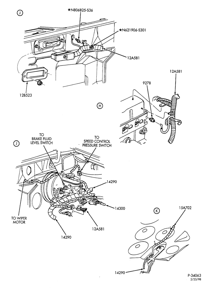 Схема ELECTRICAL SYSTEMS-Wiring system - engine compt. - Page D-R
