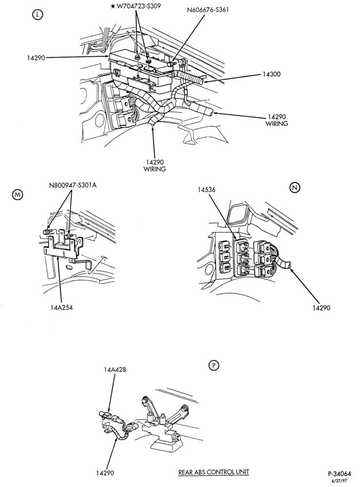 Схема ELECTRICAL SYSTEMS-Wiring system - engine compt. - Page E-R