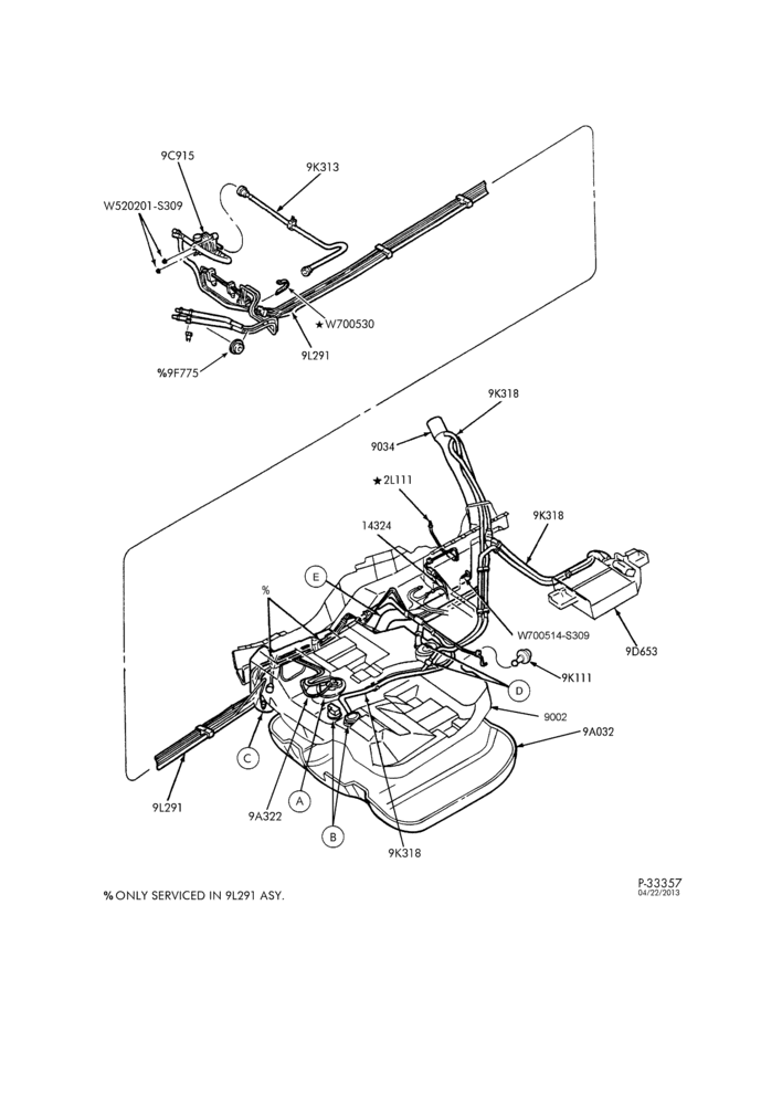 Схема 6 CYL. 2.5L-Fuel system - Page A