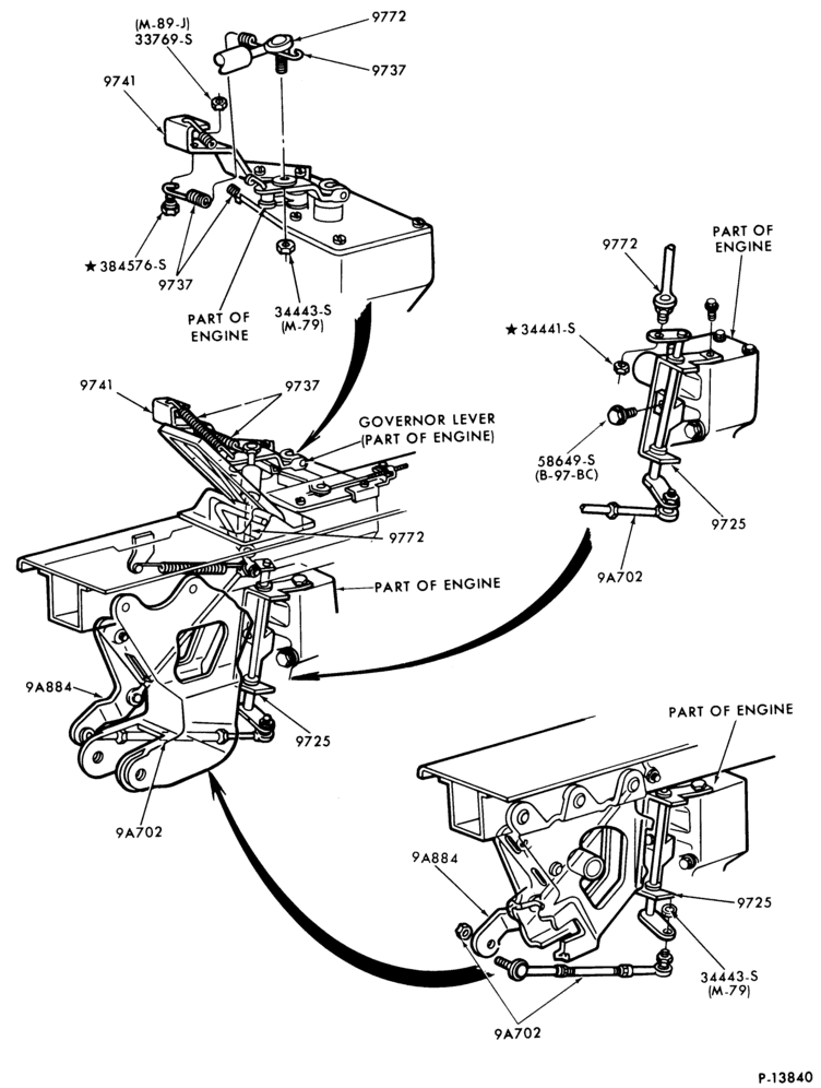 Схема DETROIT 8V-92T-CLT900-linkage