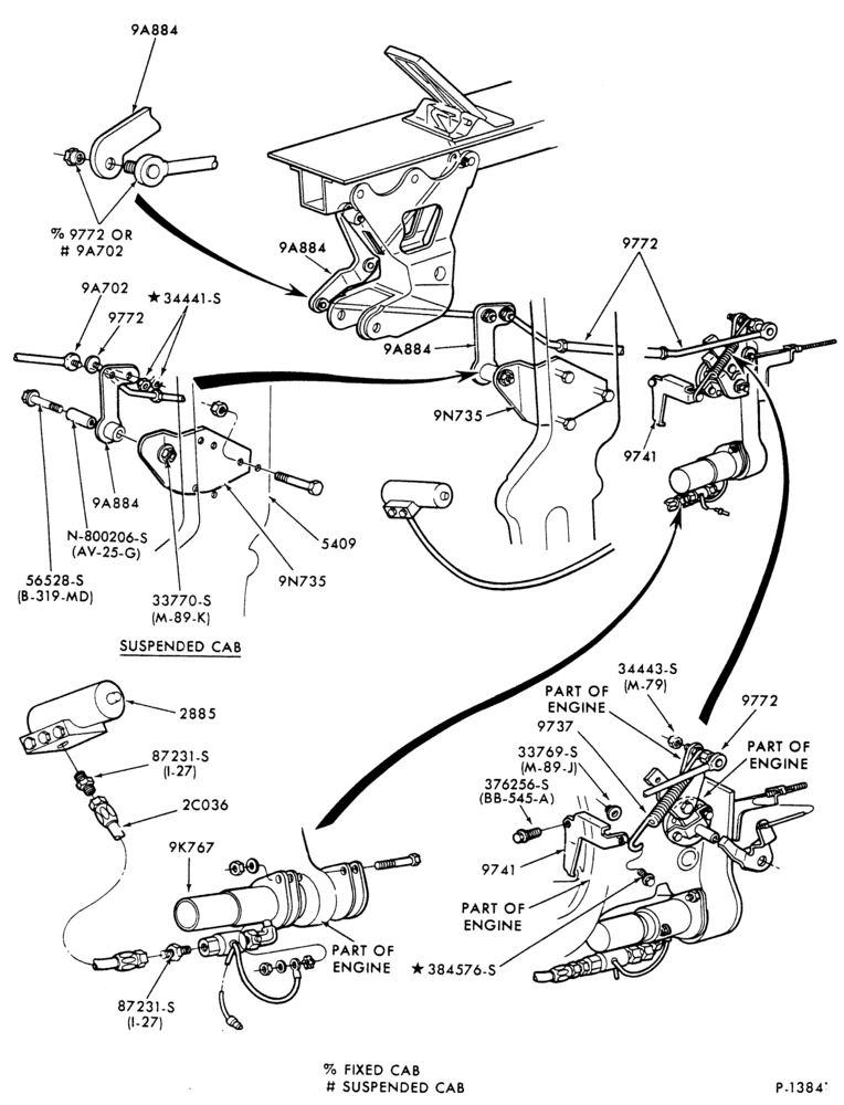 Схема CATERPILLAR 3406-CL-CLT900-linkage
