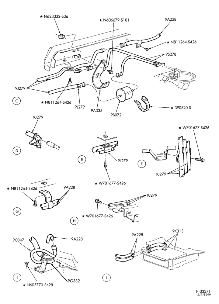 Схема 6 CYL. 3.0L - DOHC-Fuel system - flex fuel - Page B