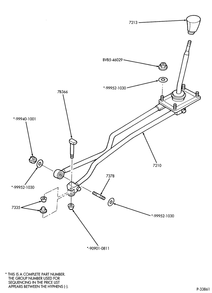 Схема EXTERNAL PARTS-Gearshift mechanism - floor mounted - 5 speed-5/S