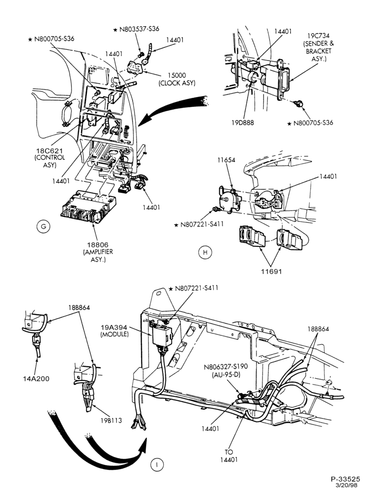 Схема ELECTRICAL SYSTEMS-Wiring system - body - instrument panel wiring, switches & relays - Page B