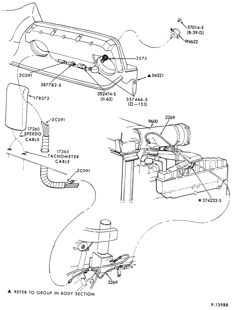 Схема ENGINE WARNING SYSTEM-Engine air cleaner-filter restriction gauge-CL-CLT900