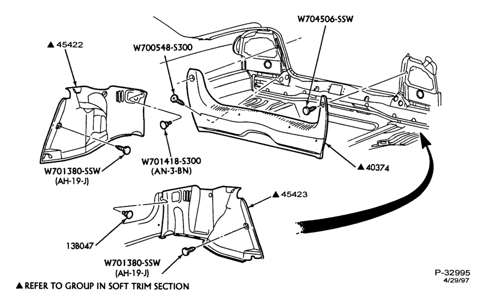 Схема SOFT, INTERIOR TRIM-Luggage compartment trim - Mystique