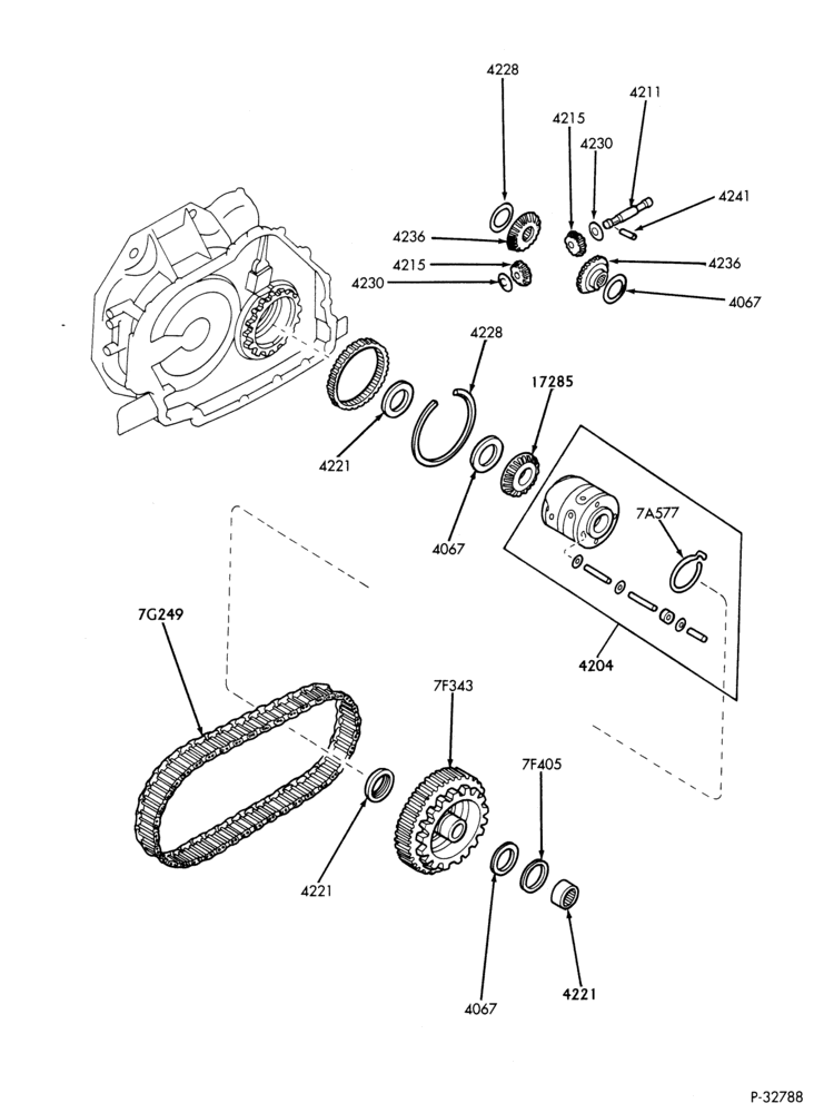 Схема DRIVESHAFT-Transaxle differential & related parts - A/T - 4 cyl. 2.0L