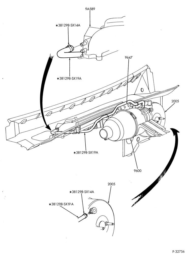 Схема 10 CYL. 6.8L-Engine vacuum system