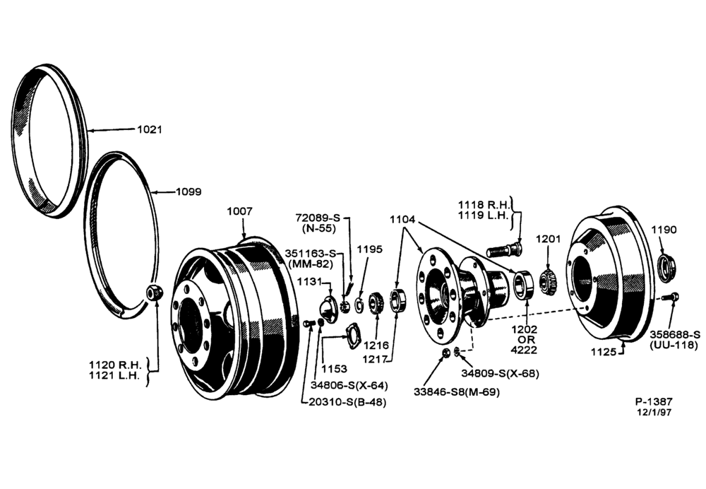 Схема SPARE WHEEL CARRIERS-Front wheel-disc type tube tires-disc type-tube tires-typical-F-FT800/900