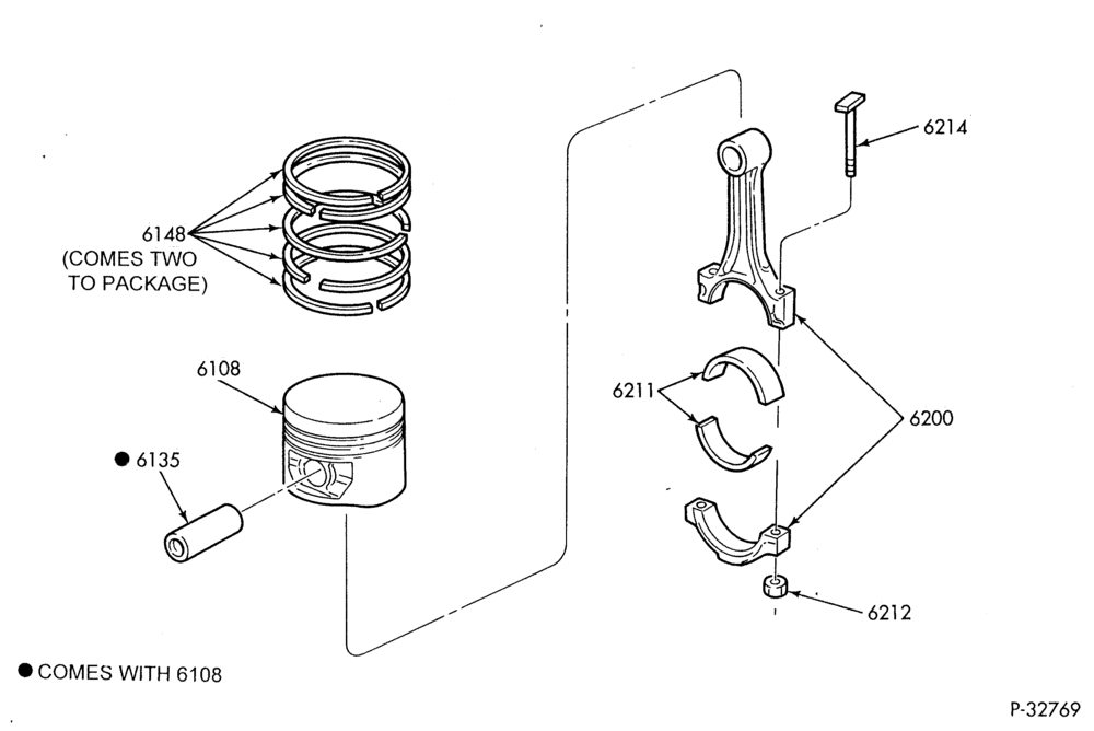 Схема 6 CYL. 4.0L - SOHC-Piston, connecting rod & related parts-BN