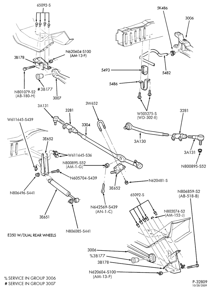 Схема FRONT SUSPENSION-Front suspension - Page B-E150/450