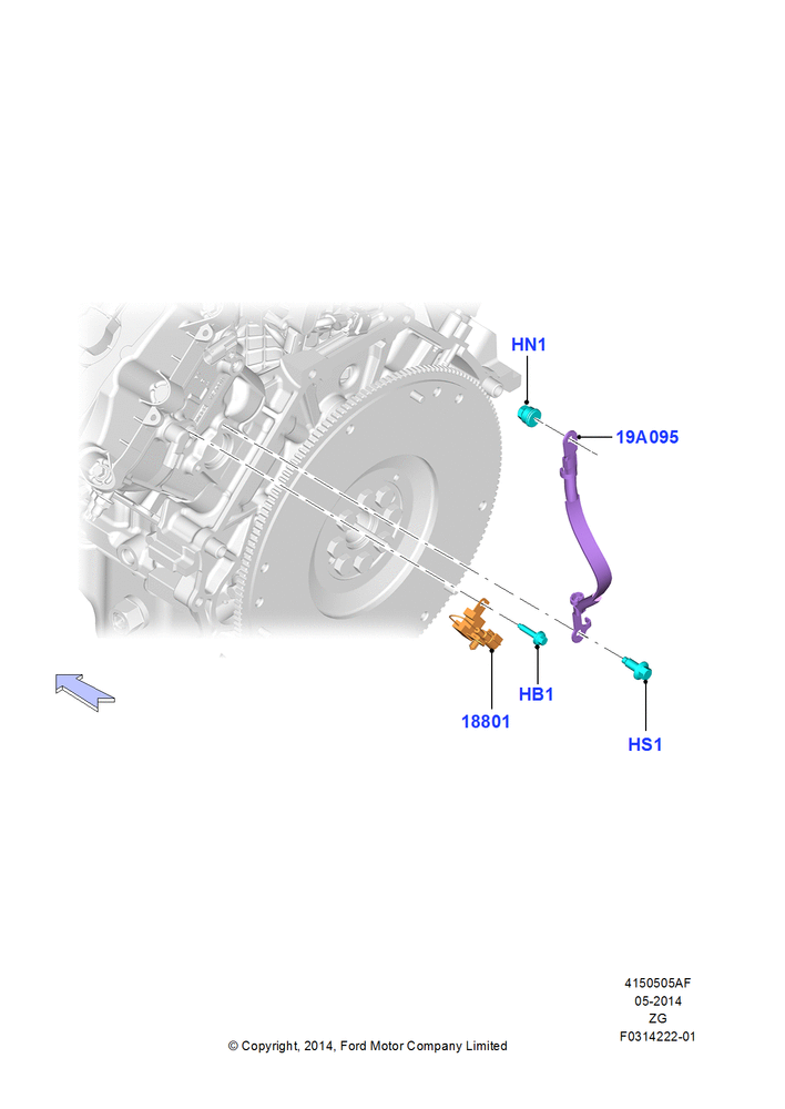 Схема Помехоподавление, Convertible, MOD 5.0L-4V DOHC SEFI NA; 29.09.2014–02.10.2017