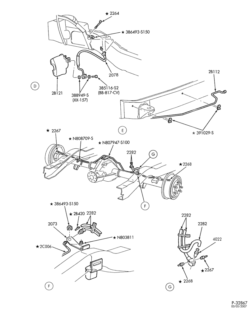 Схема BRAKES-Brake system - with all wheel anti-lock - page B