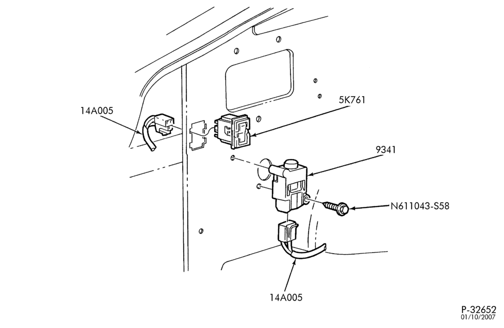 Схема FUEL SYSTEM AND CALIBRATION-Inertia fuel shutoff switch