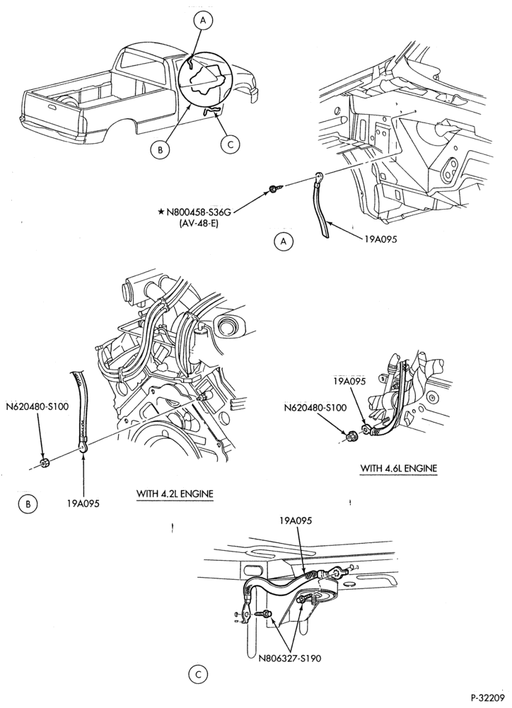 Схема RADIOS-Radio suppression-F150/250-Under 8500# GVW