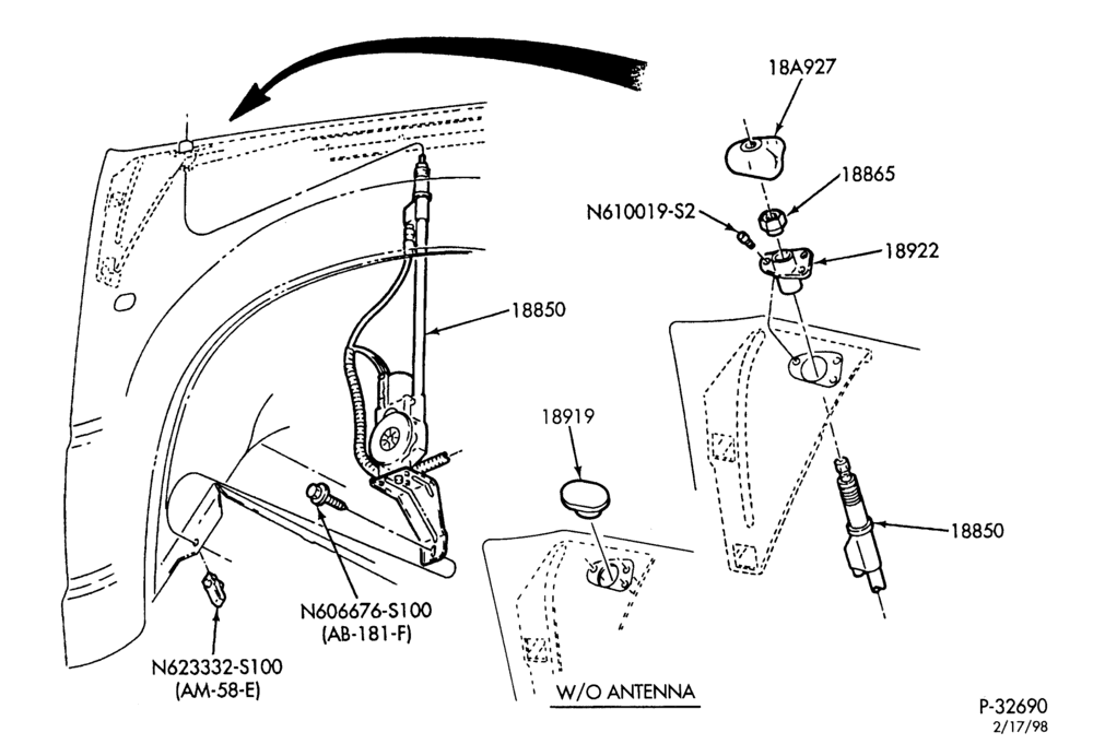 Схема RADIOS-Radio - antenna & wiring - power-BN
