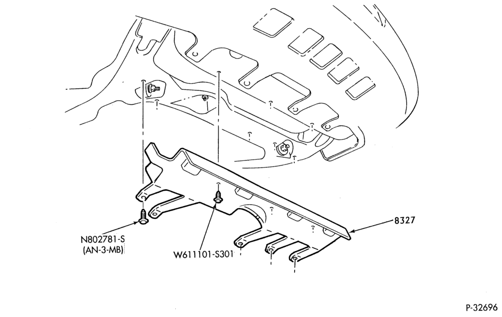 Схема Радиатор, GRILL AND COOLING-RADIATOR SHIELD, MOULDING - & RELATED PARTS - lower