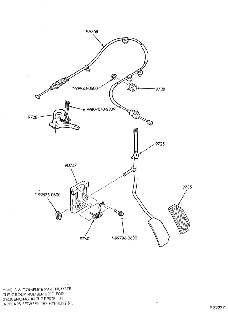 Схема 4 CYL. 2.0L - DOHC - W (ESCORT)-Accelerator linkage