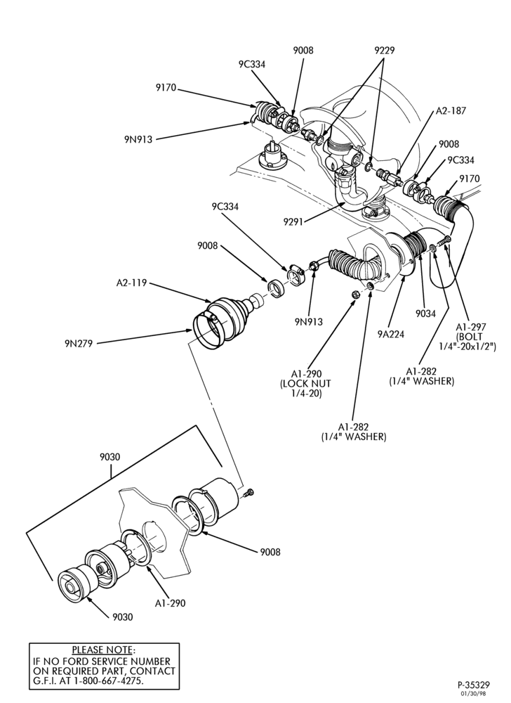 Схема 4 CYL. 2.0L-Fuel system - high pressure lines - NGV - Page C