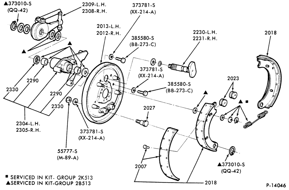 Схема BRAKE WHEEL CYLINDERS-Front cam air brakes-Wagner-F-FT700/900