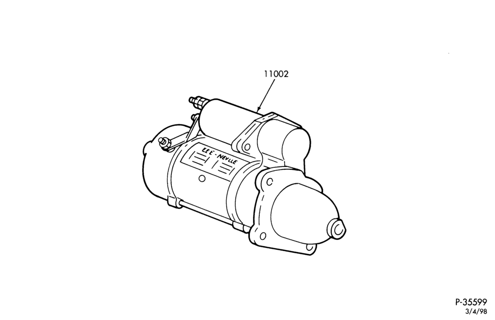 Схема Генератор, INSTRUMENT CLUSTER, BATTERY-Starter & drive asy. - Leece/Neville (Prestolite)