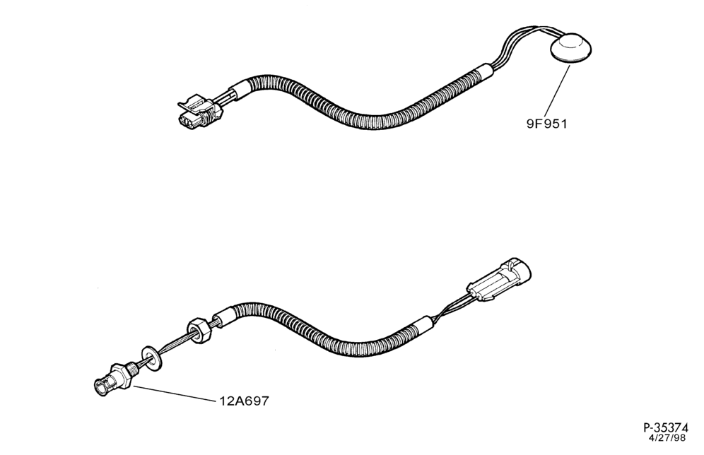 Схема 6 CYL. 4.9L - (BI-FUEL) - CNG/GAS-MST & IAT sensor assemblies