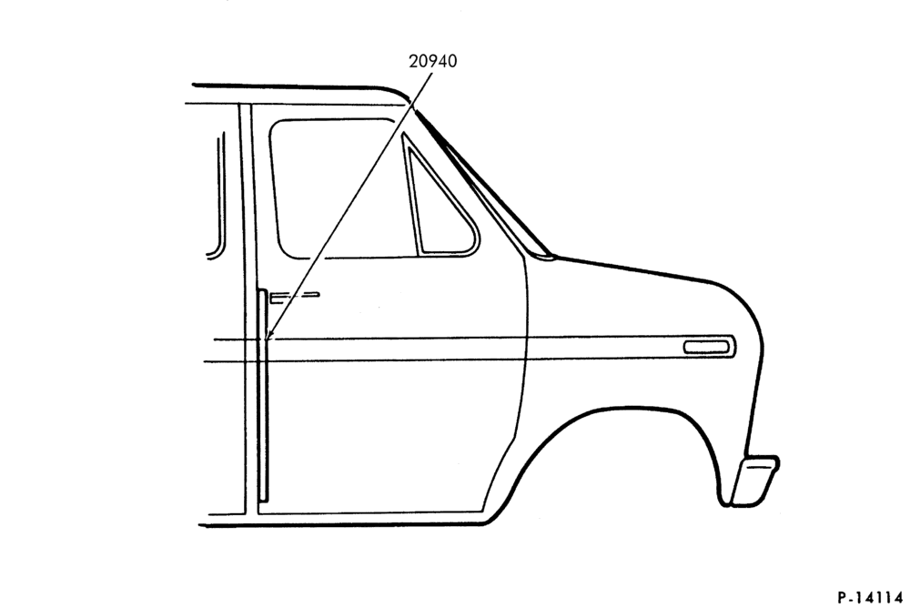 Схема MOULDING - DOOR EDGE GUARD
