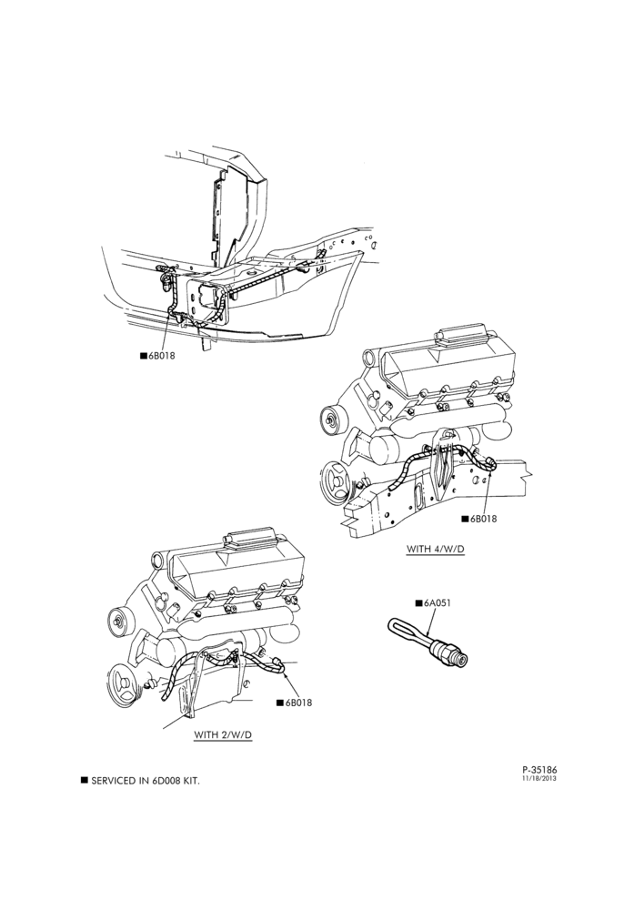 Схема 8 CYL. 7.3L - DIESEL - DIRECT INJECTION - TURBO-Engine block immersion heater-F250SD/550SD