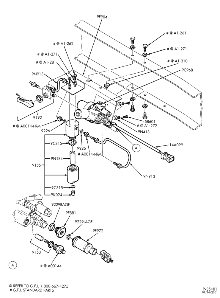 Схема 6 CYL. 4.9L - (BI-FUEL) - CNG/GAS-Regular mount assembly installation - Page B