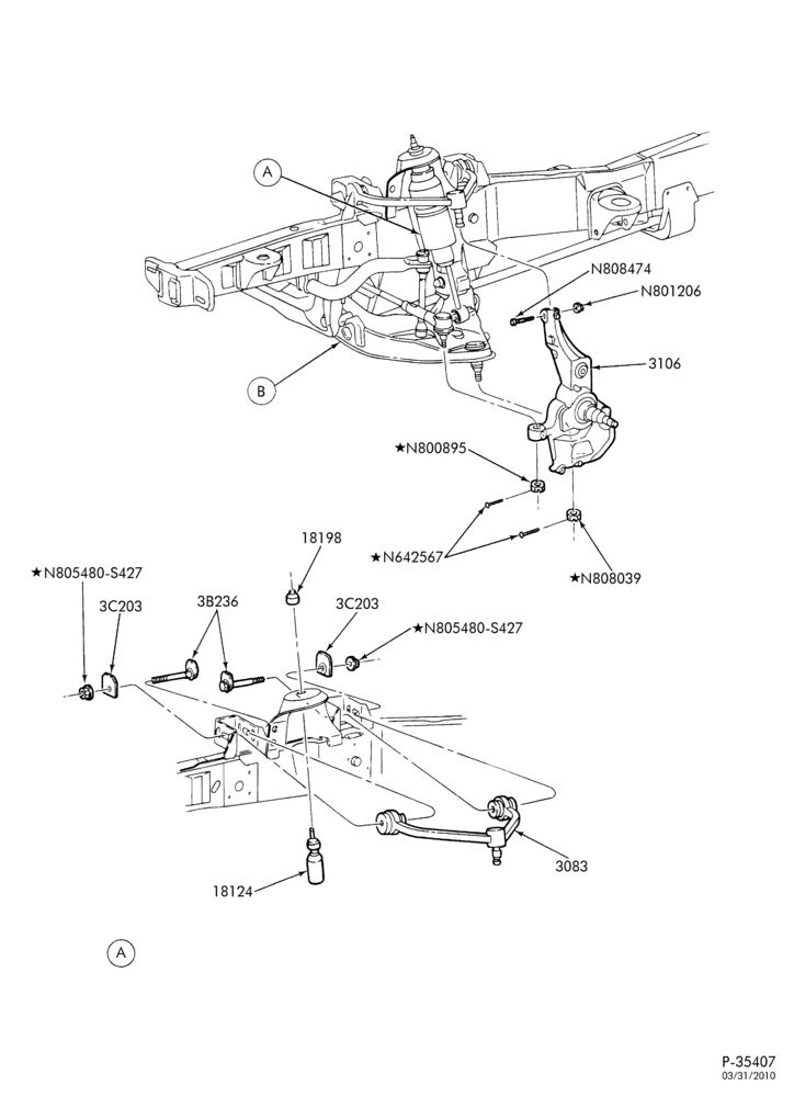 Схема FRONT SUSPENSION-Front suspension & related parts - Page A - Electric-R
