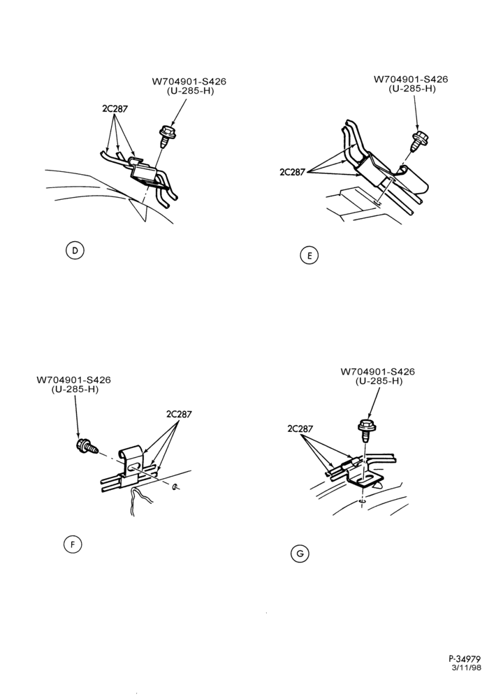 Схема BRAKES-Disc brake system - with anti-lock - exc. traction control - exc. NGV - Page B