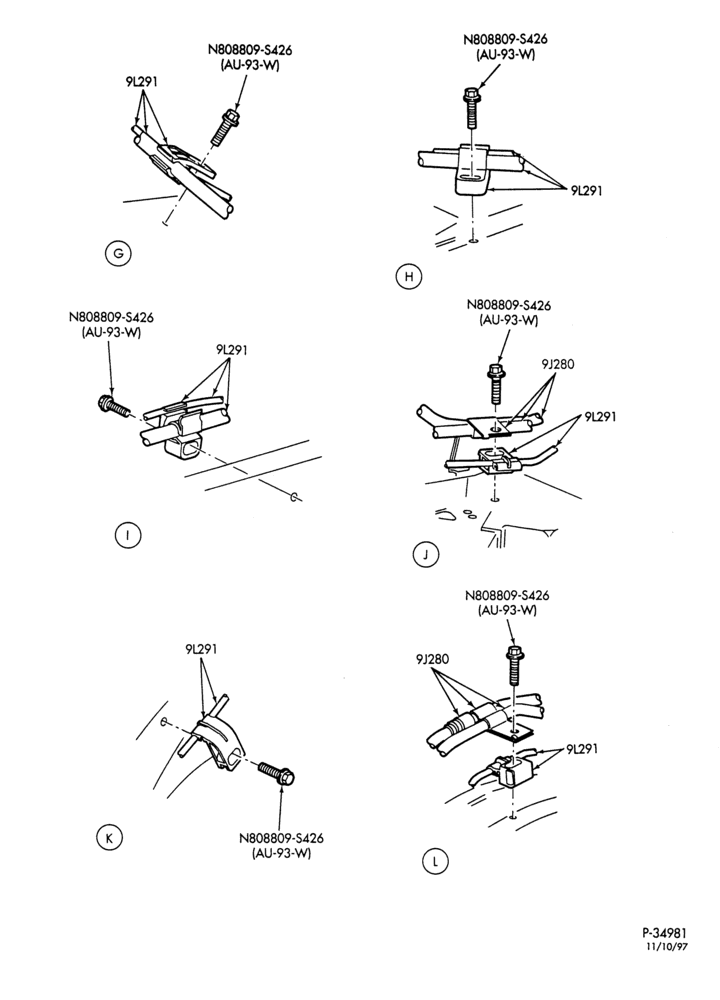 Схема BRAKES-Disc brake system - with anti-lock - NGV - Page B