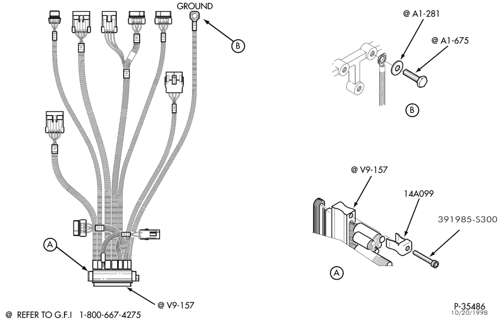 Схема 6 CYL. 4.9L - (BI-FUEL) - CNG/GAS-Main wire harness