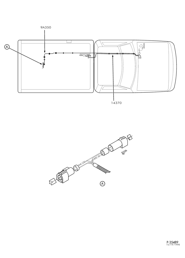 Схема 6 CYL. 4.9L - (BI-FUEL) CNG/GAS-Frame harness - fuel pump/sender harness & regulator harness