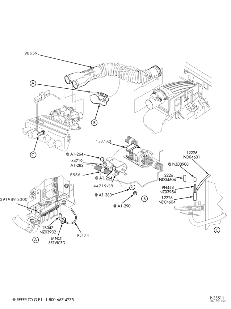 Схема 6 CYL. 4.9L - (BI-FUEL) - CNG/GAS-Engine compartment components