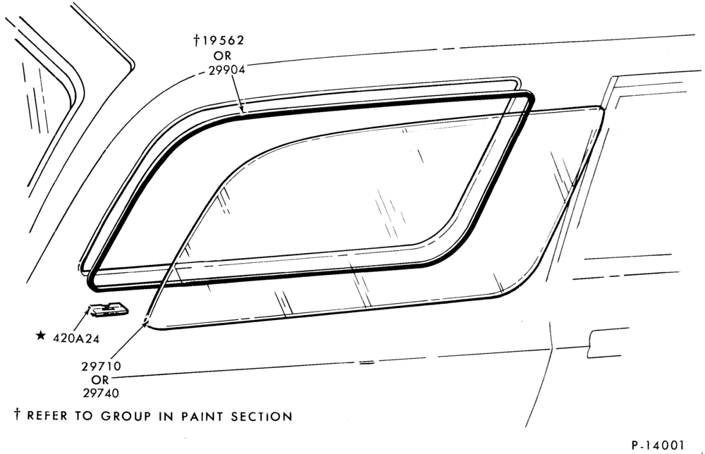 Схема BODY SIDES AND QUARTER-(quarter rear)         - body type 73
