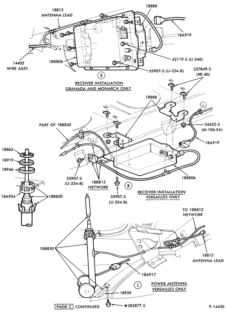 Схема AIR CONDITIONER-and related parts - Page C