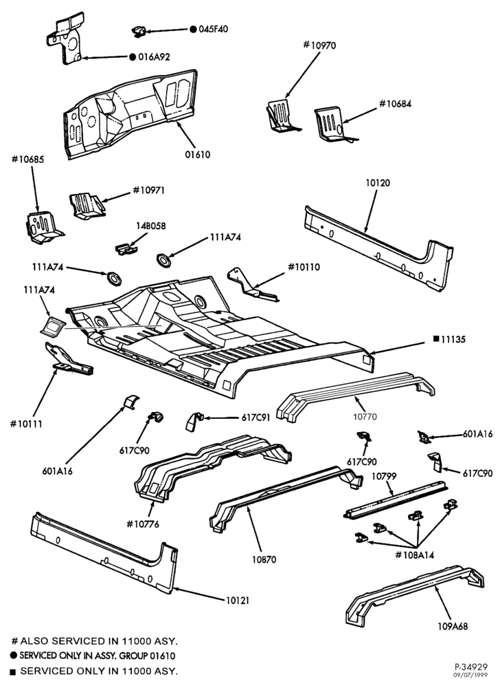 Схема SHEET METAL-Sheet metal parts - lower-F250SD/550SD