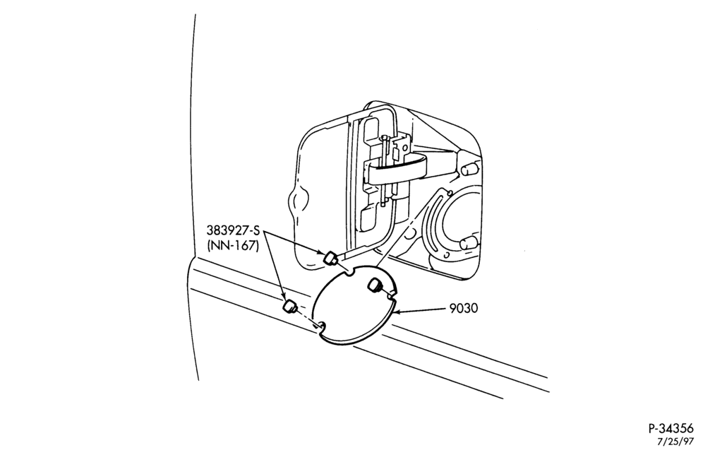 Схема ELECTRIC-Fuel fill hole cap