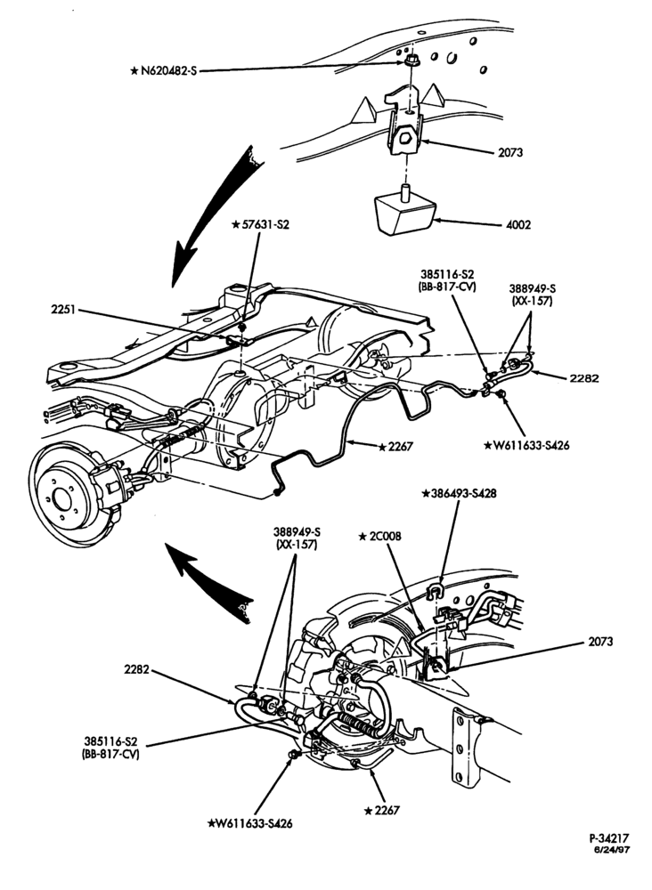 Схема BRAKES-Brake system - anti-lock - 4x4 - Page C-B (RHD Postal)