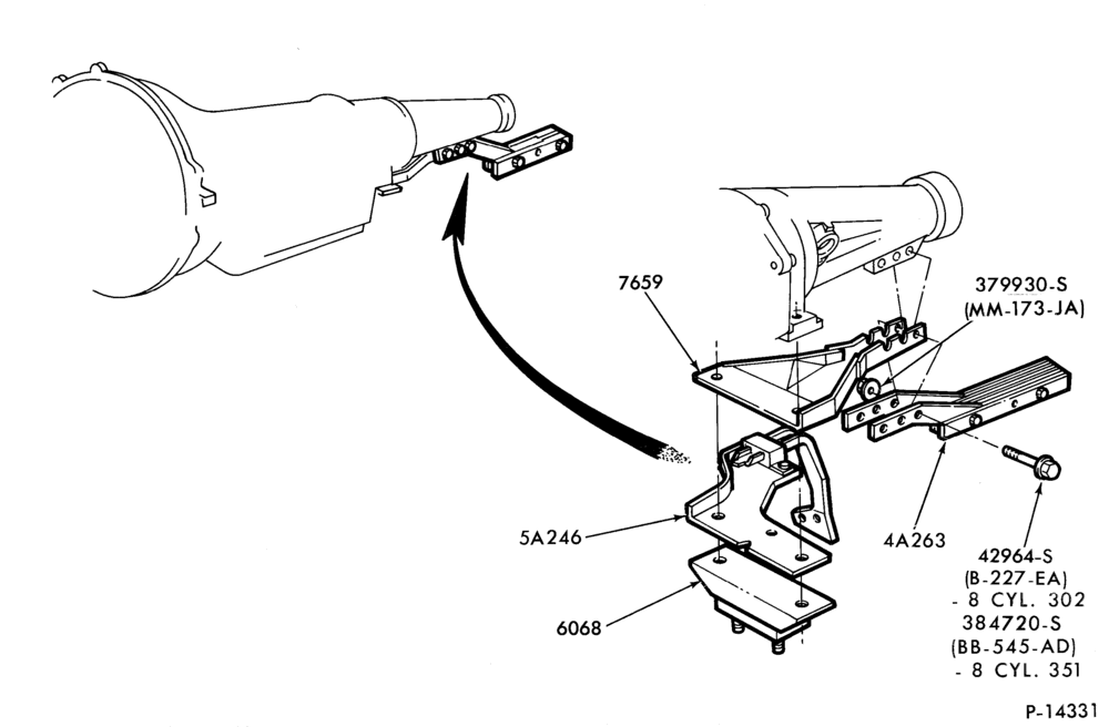 Схема REAR AXLE-DRIVELINE VIBRATION DAMPER - trans. mounted