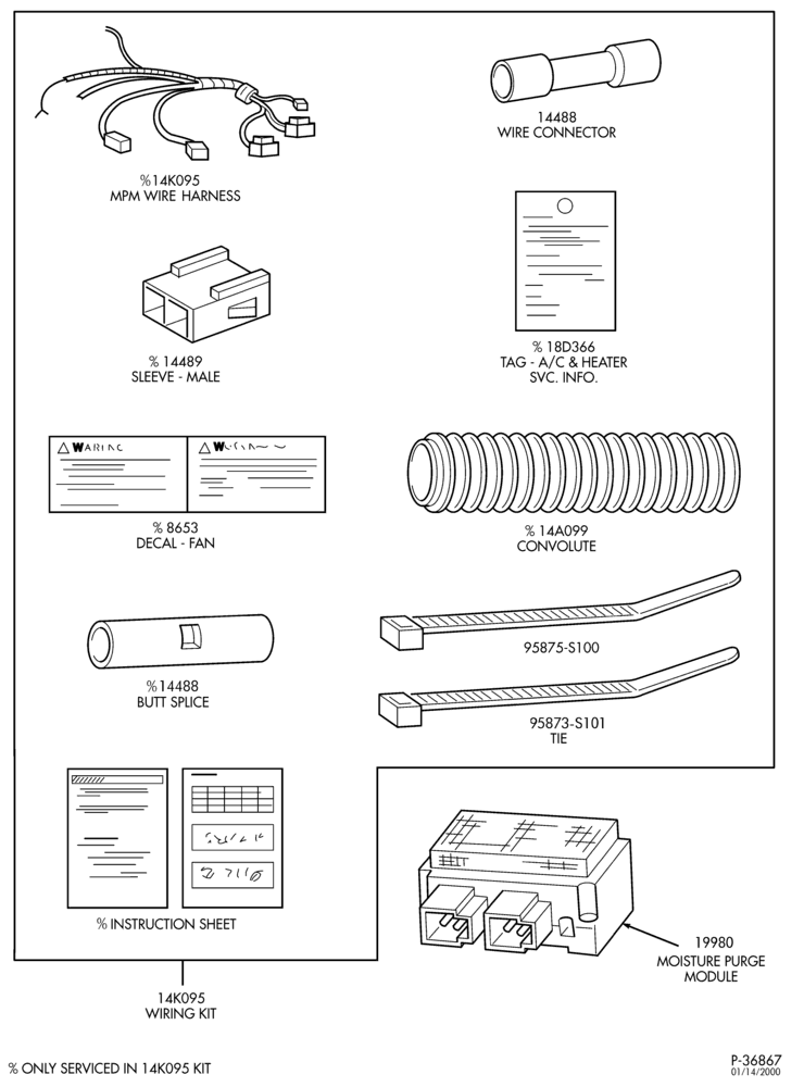 Схема ELECTRICAL SYSTEMS-Moisture purge module & wiring kit-TW