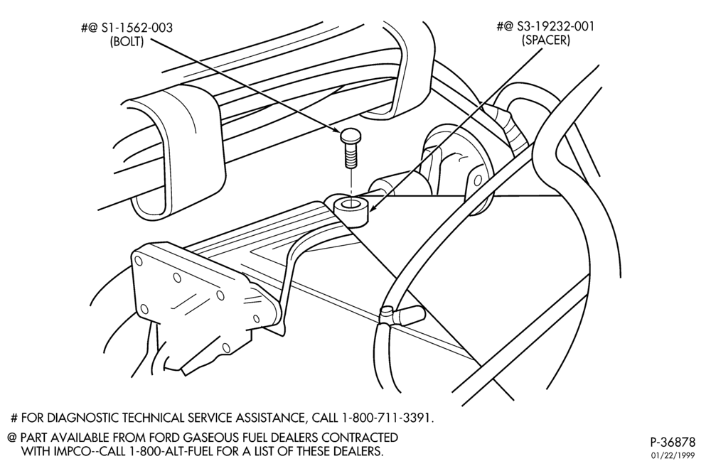 Схема 6 CYL. 4.9L GAS/LPG-BI-FUEL (IMPCO)-Fuel charging system - spacer