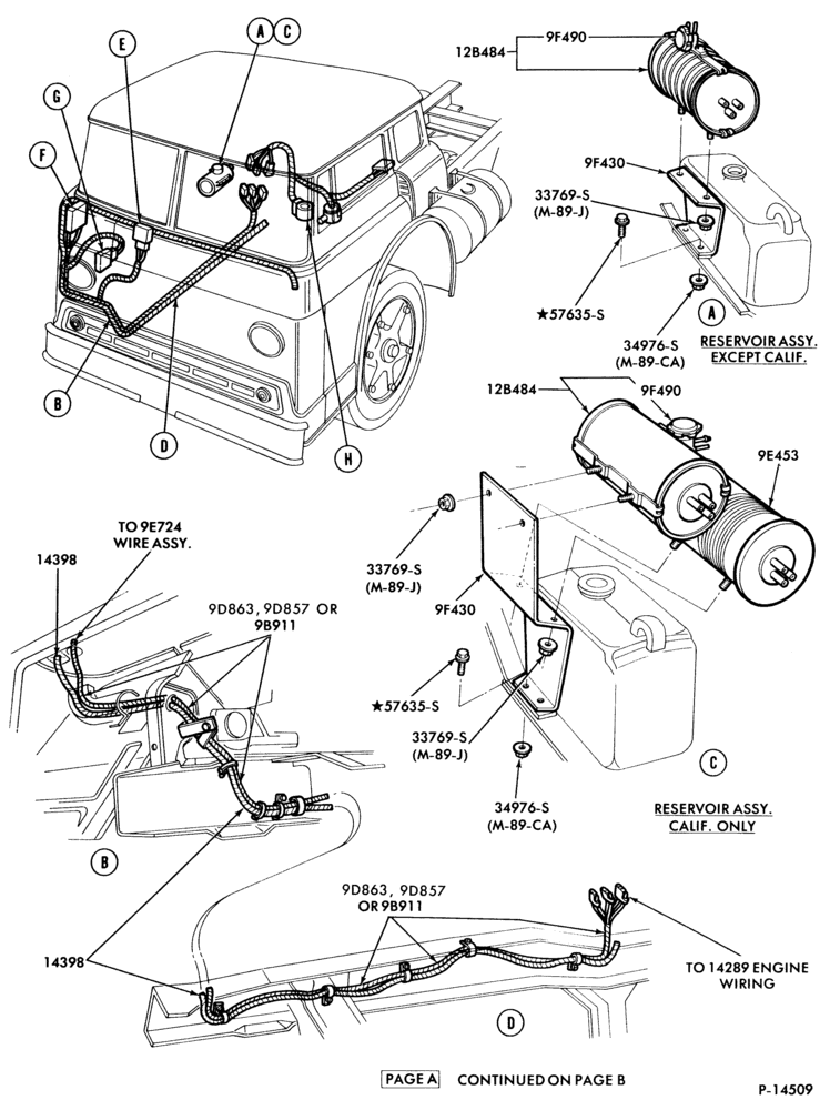 Схема BATTERY CARRIERS-(1980/81)-C-CT600/900-8 cyl.-Page A
